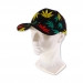 BLACK RASTA LEAF ADJUSTABLE HAT