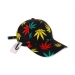 Black Rasta Leaf Adjustable Hat