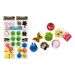 STRESS BALLS ASSORTED & DESIGNS COLOURS PACK OF 6
