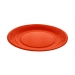 Orange Paper Plate 22.8cm 9 Pack