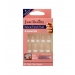 Just Beauty Natural French Pearl Air Brushed Fake Nails 2 Complete Sets In One Box