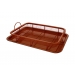 Copper Crisper Tray with Elevated Mesh Grill Basket