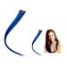 CLIP IN HIGHLIGHTS HAIR EXTENSION BLUE SHORT