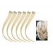 CLIP IN HIGHLIGHTS HAIR EXTENSION BLOND