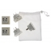 5 PACK TRAVEL ADAPTORS UK TO USA POUCH INCLUDED