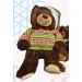 Plush Xmas Teddy Bear Sweater Large 18 Inch In Two Colours