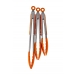 ORANGE SILICON TONG PACK OF 3
