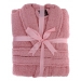 TERRY TOWELLING BATH ROBE-PINK