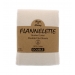 FLANNELETTE 100% BRUSHED COTTON DOUBLE FLAT SHEET- BEIGE