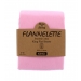 Flannelette 100% Brushed Cotton King Flat Sheet- Pink