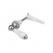 Croydex White & Silver Cistern Levers