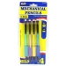 4 PACK MECHANICAL PENCILS 0.9MM