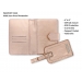 Passport Cover Case Scan-Proof Protection Rose Gold