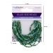 GLASS SEED BEADS MINT 12 STRANDS
