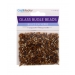 GLASS BUGLE BEADS COLA MIX