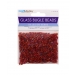 GLASS BUGLE BEADS ROUGE TINTS