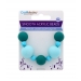 Smooth Acrylic Beads Blue 9 pc