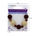 Smooth Acrylic Beads Brown 9 pc