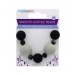 SMOOTH ACRYLIC BEADS BLACK 9 PC