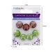 Lampwork Glass Beads Earth 7 pc
