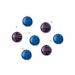 Lampwork Glass Beads Purple Haze 7 pc