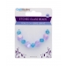 ETCHED GLASS BEADS ELEGANT 9 PC