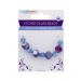 ETCHED GLASS BEADS REGAL 9 PC