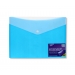 20 Pack A4 Plastic Button Wallet Double Pocket