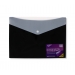 20 Pack A4 Plastic Button Wallet Double Pocket