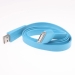 IPHONE4 FLAT CABLE BLUE 1M