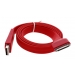 IPHONE 4 FLAT CABLE RED 1M