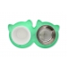 2PC Collapsible Cat Bowls - Portable Green
