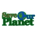 3D SAVE OUR PLANET FOAM SIGN 12IN