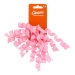CLINTONS CURLY CONFETTI SWIRL BOW PINK