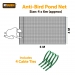 Anti-Bird Pond Garden Net 4 X 6 M 4 Cable Tie