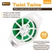 TWIST TWINE PLASTIC COATED 40M WIRE PLANT & VINE SUPPORT 2 PACK