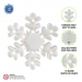 Light Up LED Snowflake Decoration