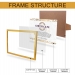 A4 Gold Frame 210 X 297mm