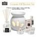 Ceramic Oil Burner Gift Set With Candle & Reed Diffuser