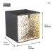 Sequin Foldable Handy Storage Box Gold Cube
