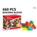 CREATIVE BUILDING BLOCKS KIDS GAME 660 PCS