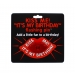 Kiss Me In My Birthday Flashing Pin