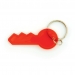 KEY SHAPED KEYCHAIN TRANSLUCENT RED