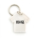 T-SHIRT SHAPED KEY CHAIN WHITE