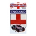 England Magnetic Car Flag 2 Assorted