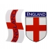 England Magnetic Car Flag 2 Assorted