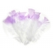 COLOUR-TIP FEATHERS WHITE WITH LILAC 12 PC