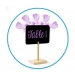 COLOUR-TIP FEATHERS WHITE WITH LILAC 12 PC