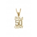 G-Unit 50 Cent Gold Pendant Necklace
