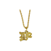  B2 Sign Gold Pendant Necklace 